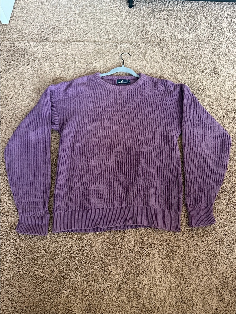 Sperry Men's Crewneck Sweater in Lavender Purple